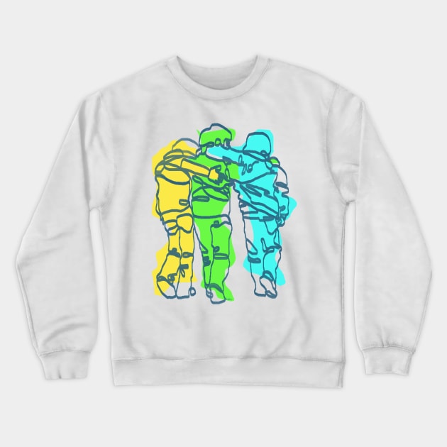 Childhood Friendship Crewneck Sweatshirt by EGLOOP